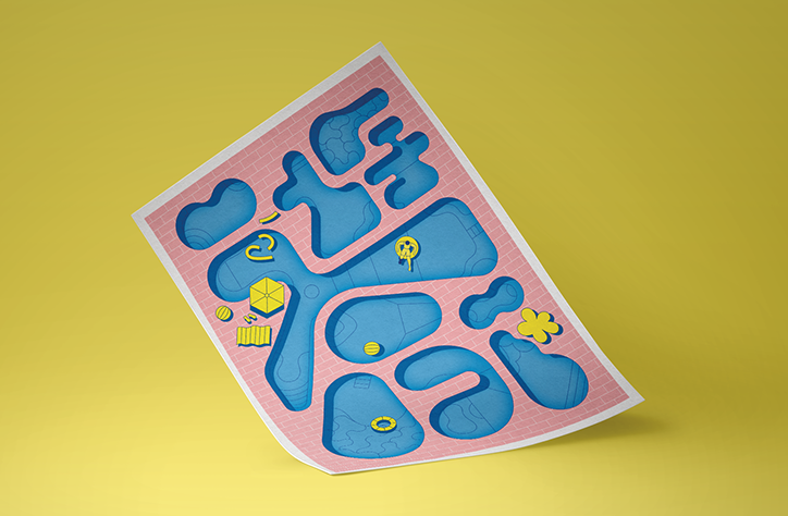 Dominic Kesterton and Shun Sasaki combine typography and illustration to explore long hot summer days
