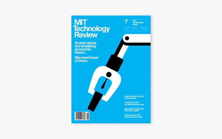 Pentagram's Michael Bierut designs a new brand identity for MIT Technology Review