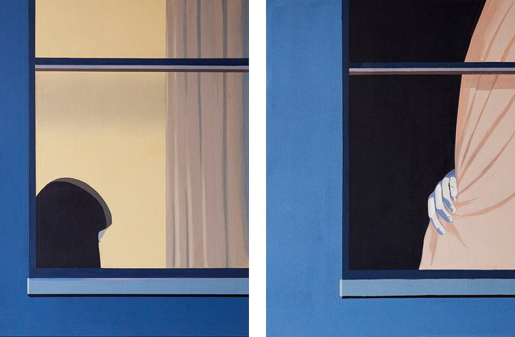 Molly Bounds paints intimate moments of quiet contemplation 