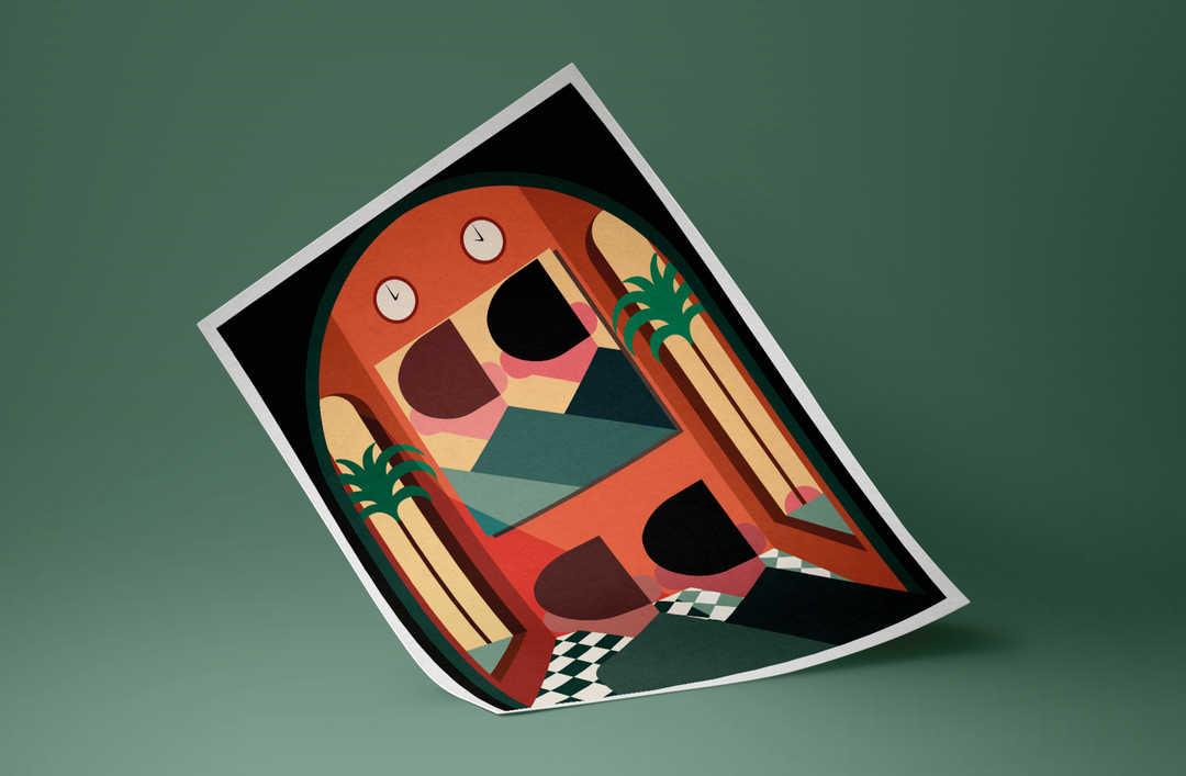 Adrian Kay Wong and Printed Goods visually interpret being twins for their collaborative poster