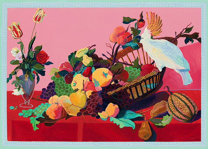 AndyDixon-Alchemy-StillLifewithParrot-Art-itsnicethat.jpg
