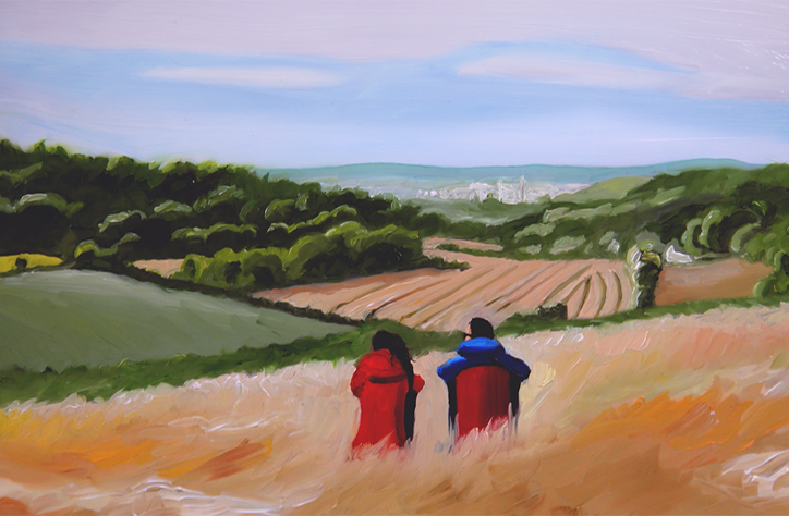 Em Cooper is a live-action filmmaker working with oil paint