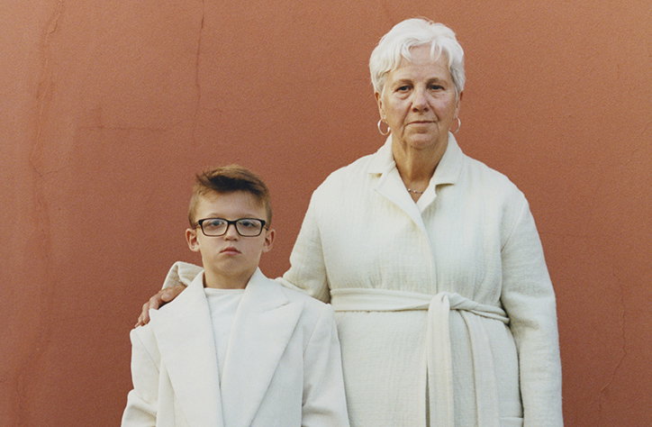 Alexandra Leese shoots a series of characterful Welsh Nans for Helmut Lang