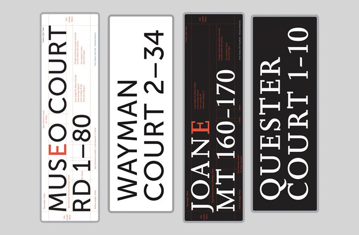 Studio Weave redesigns the colour scheme and signage of housing associations in Hackney