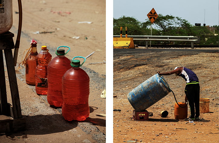 José Castrellón documents the workers smuggling fuel from Venezuela into Colombia