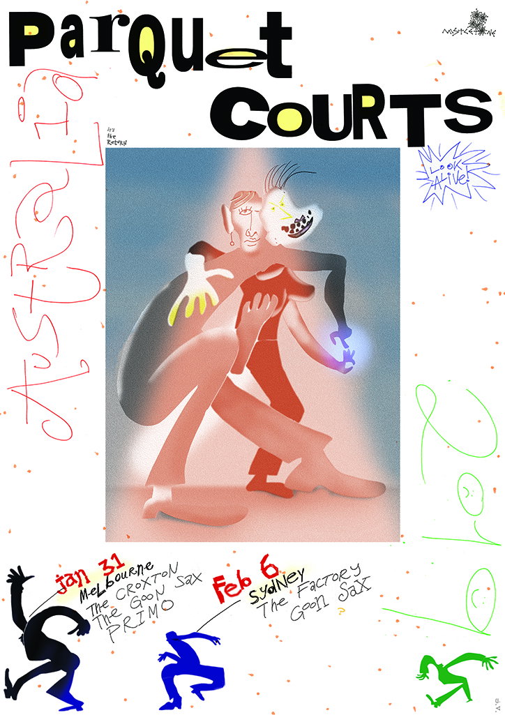 JamesVinciguerra-ParquetCourtsAuTourPoster-GraphicDesign-Illustration-itsnicethat-0.jpg