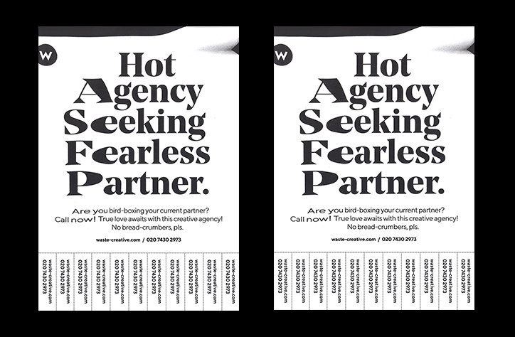 Digital agency Waste is looking for love this Valentine's day