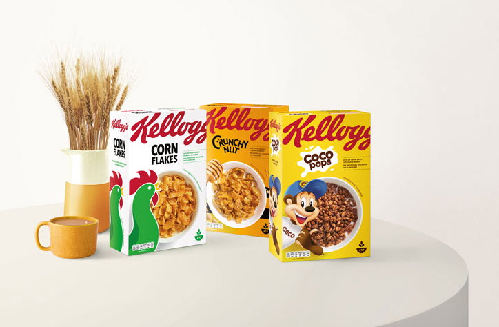 Landor redesigns Kellogg’s cereal boxes in widest refresh in 113 years