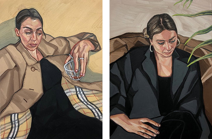 Painter Ania Hobson combines contemporary and traditional styles in her portraits