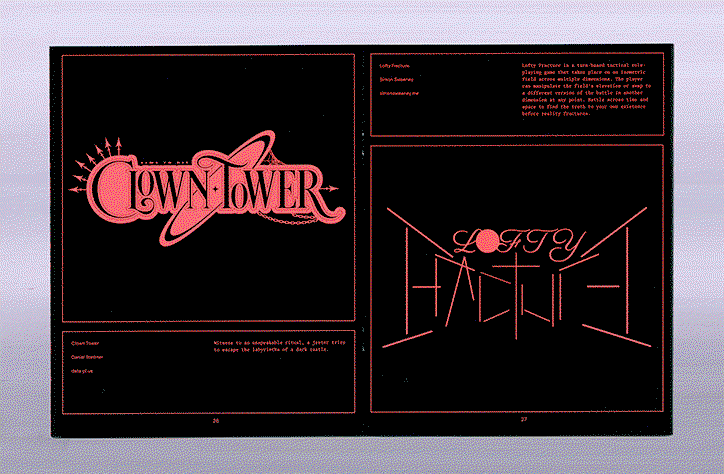 Raid is a new publication that asks designers to imagine a game, and then design its logo