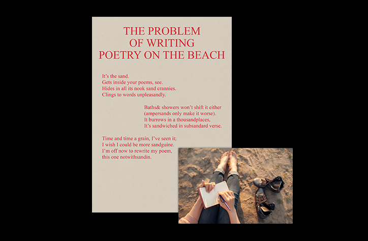 The poet laureate of Twitter Brian Bilston creates four new poems from Adobe Stock images