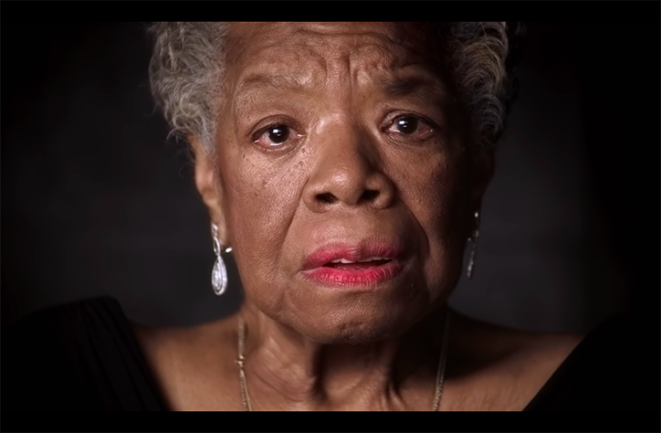 Beloved poet Maya Angelou is the star of a new Google campaign