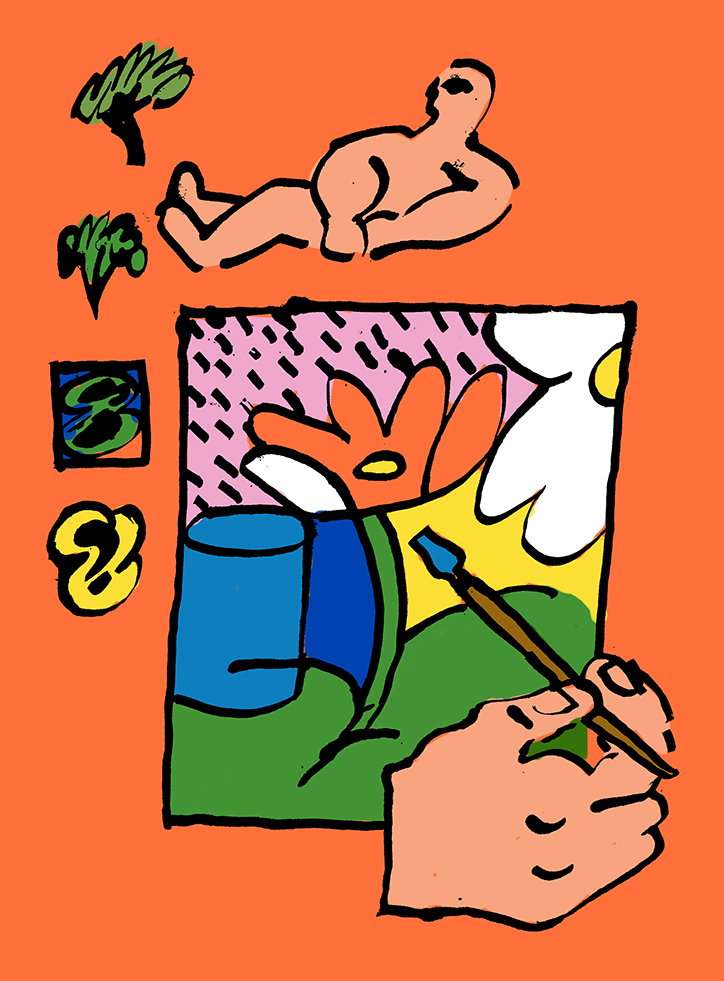 AlexRam-RecliningAboveaPainting-Illustration-itsnicethat-0.jpg