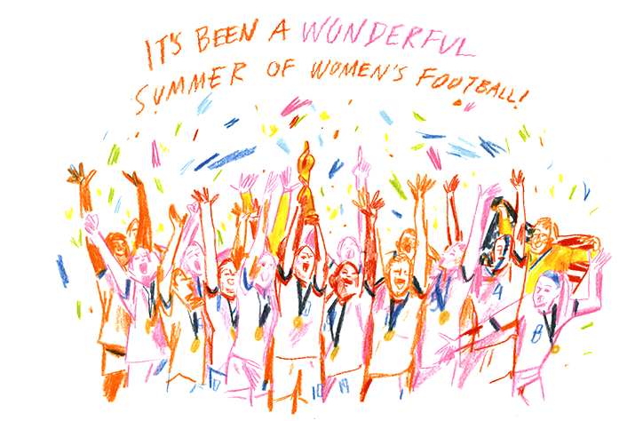 A “minute-by-minute” illustrated guide to the 2019 Women's World Cup: The semifinals and the final!