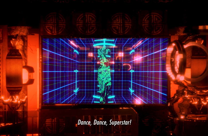 AIDOL is a computer-generated fantasy world set during the 2065 eSports Olympics