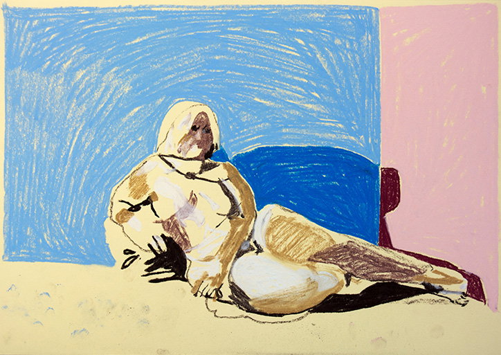 HesterFinch-RecliningNudeonPaleYellow-PastelonPaper-Art-itsnicethat.jpg