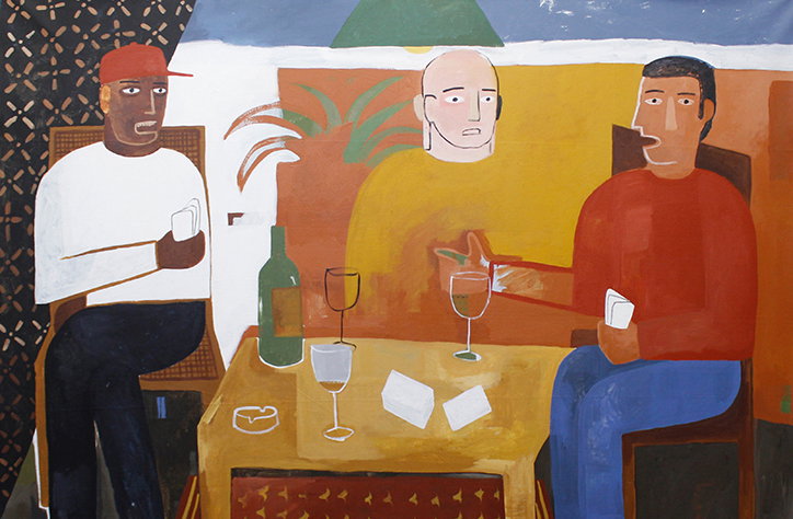 “Social observation” is central to Bill Daggs’ painted portraits