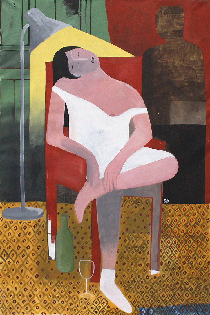 bill-daggs-painting-art-itsnicethat-01_'Night_time_vultures_(A_hommage_to_Picasso)'.jpg