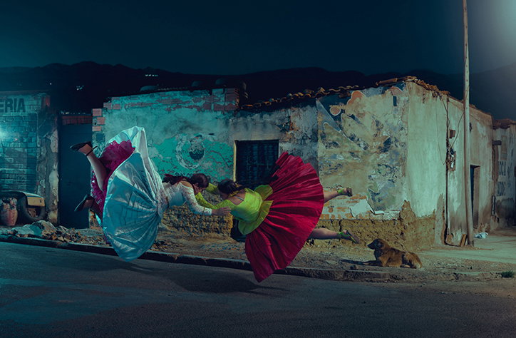 Todd Antony photographs the whirling, wrestling, mountain-climbing Cholitas of El Alto, Bolivia