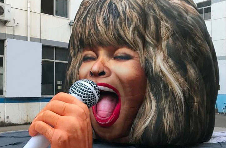 Giant inflatable Tina Turner head will greet the Turner Prize in Margate