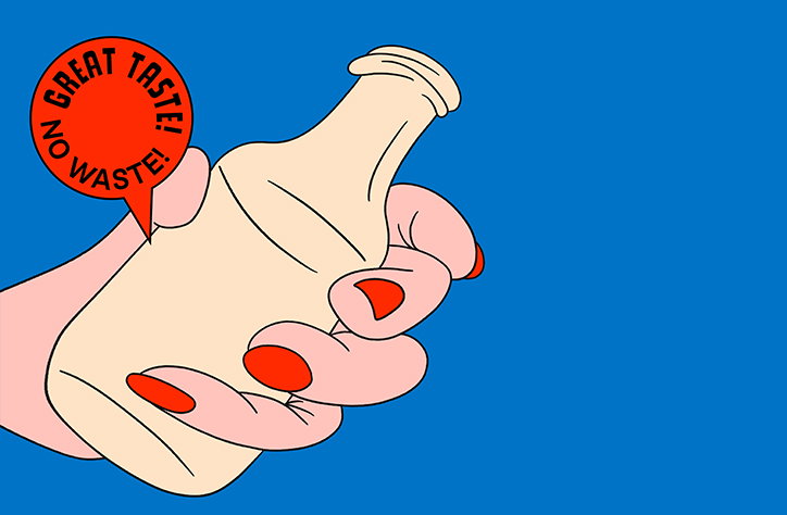 How to use illustration, positivity and a little irony to help save the planet