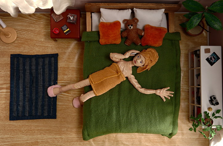 Emily Ann Hoffman’s stop motion short Blackheads depicts a break-up through popping zits