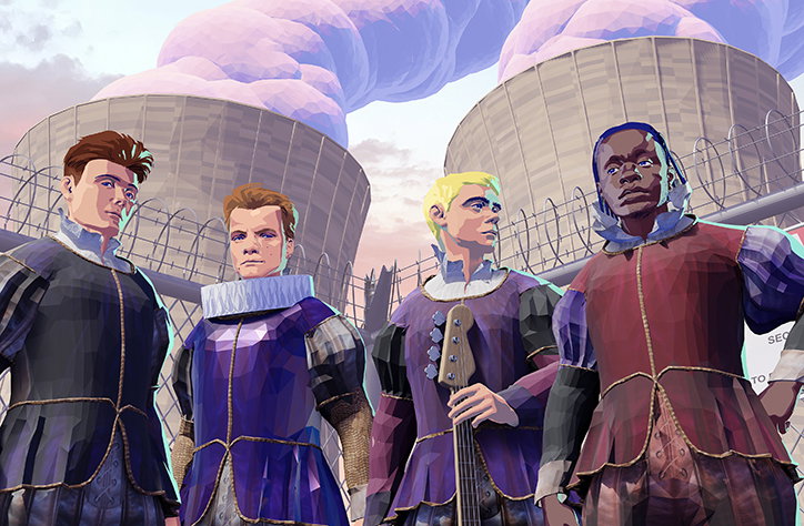 How Anthrox Studio designed a surreal habitat for the music of Black Midi to live within