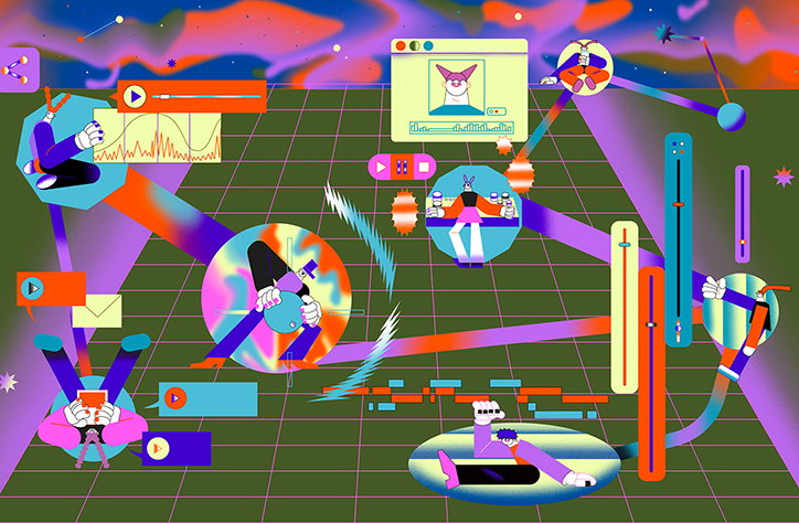 Inkee Wang’s illustrations zing with bold colour and personality 