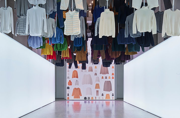 Pentagram designs a large-scale and immersive exhibition for Uniqlo