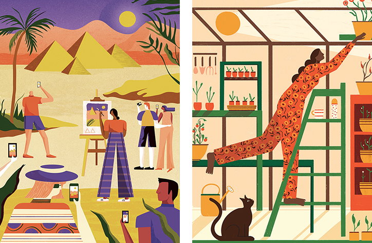 Illustrator Ellice Weaver on the influence of Berlin, screen printing, and comic books