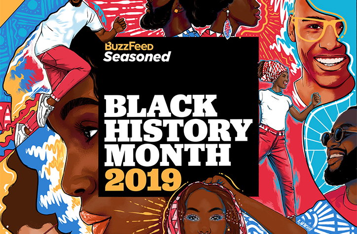 Kingsley Nebechi creates artwork for BuzzFeed to celebrate Black History Month