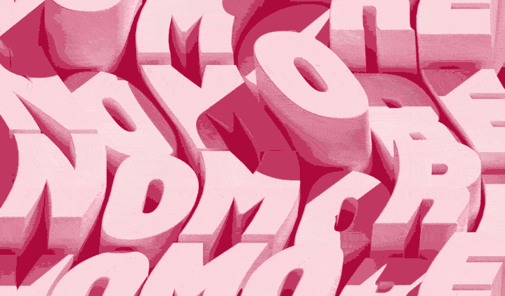 Kenny Brandenberger’s fluid typographic design is made with machine-like precision