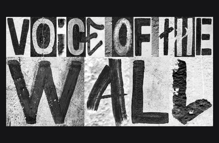 Berlin Wall graffiti is made into a typeface to warn how "division is freedom's biggest threat"