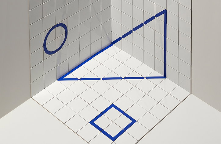 Galapagos typeface creators launch porcelain tile range for 3D home creations