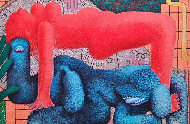 Steamy scenes of fun and fur: meet Sophie Larrimore’s puffy pooches