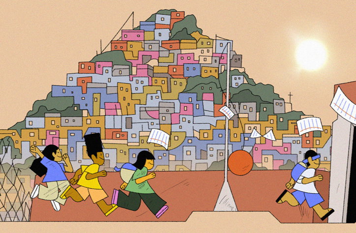 In Unicef and Nexus' animated platform game Right Runner, children fight to find their voice
