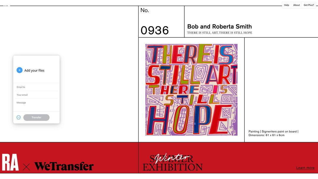 8.Bob and Roberta Smith_royal academy summer exhibition online wetransfer uncommon digital art itsnicethat.jpeg