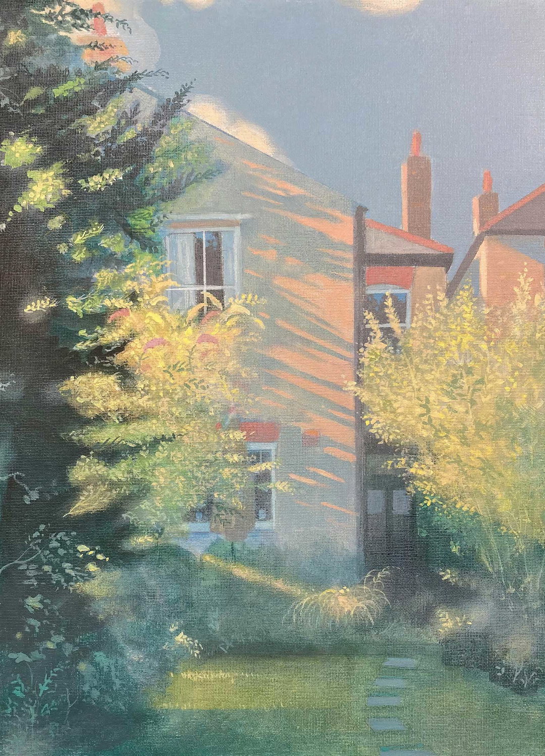 Ian Archie Beck’s peaceful paintings illuminate the “simple beauty” of British suburbia