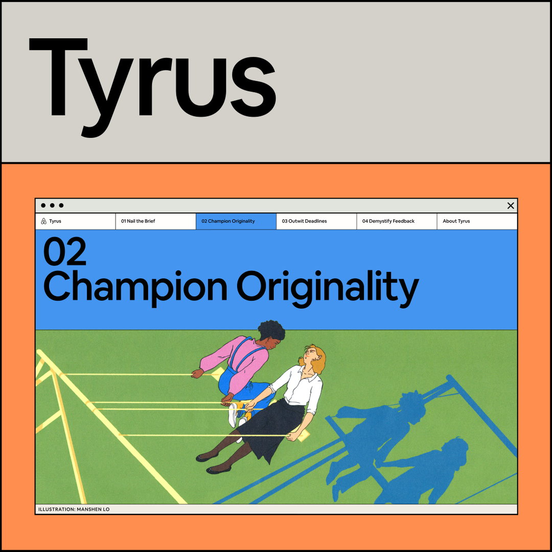 Airbnb launches Tyrus, a toolkit to guide freelance illustrators and creatives through a collaborative project