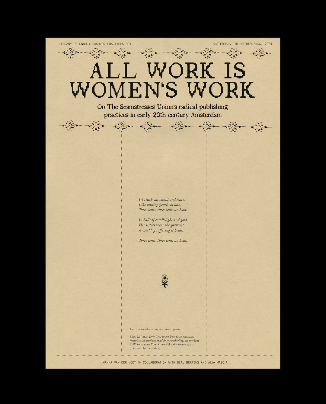 All Work is Women’s Work recovers the forgotten history of Amsterdam’s seamstresses