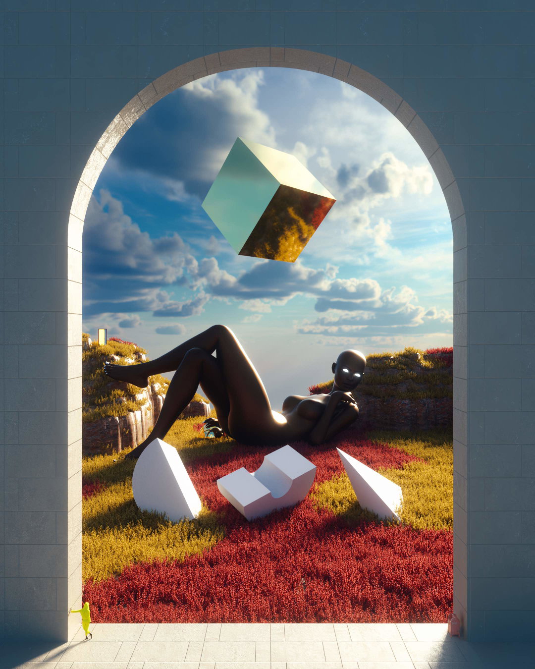 Andre Oshea digital art itsnicethat Wild Ridge Mountain A.jpeg