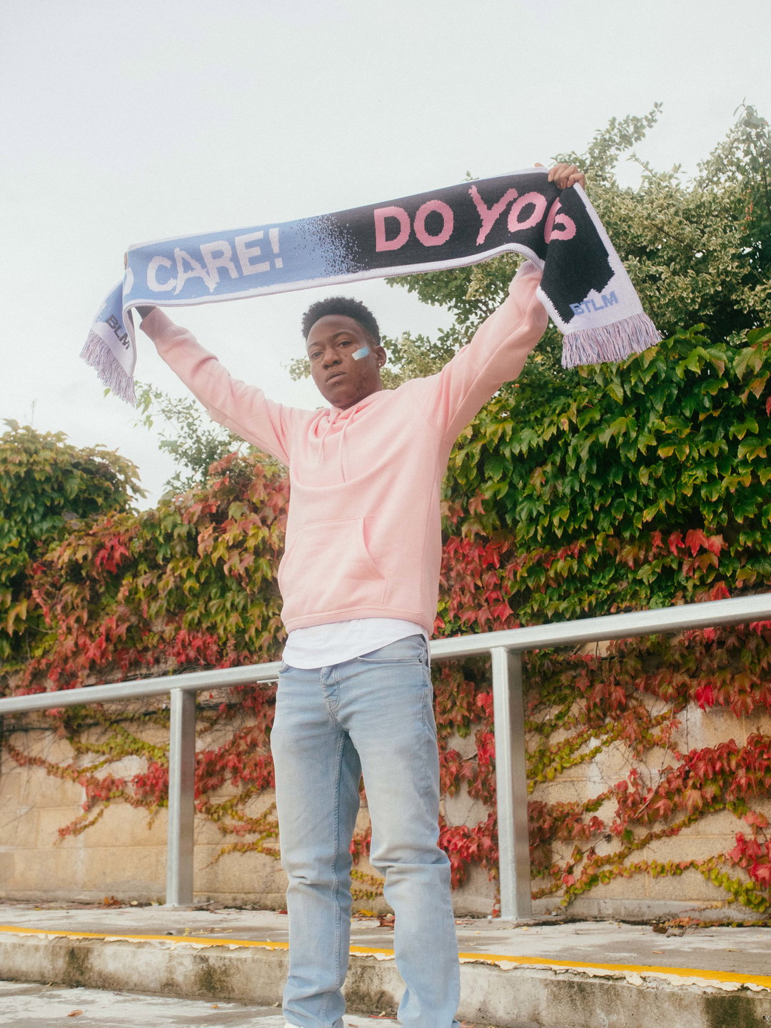 Anke-Sondi-I-Care-Do-You_-Model-Nic-Dawesadapt_protest gear_scarves_graphic design_fashion_itsnicethat.jpg