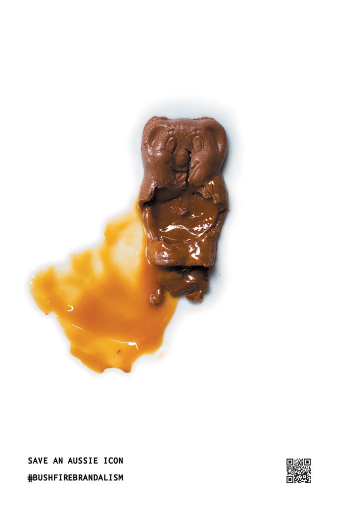 Anonymous-Caramello-Dodo-bushfire brandalism poster art itsnicethat.jpg