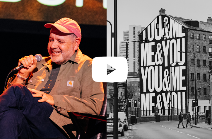 Anthony Burrill on why music, protest and being nice are important to design