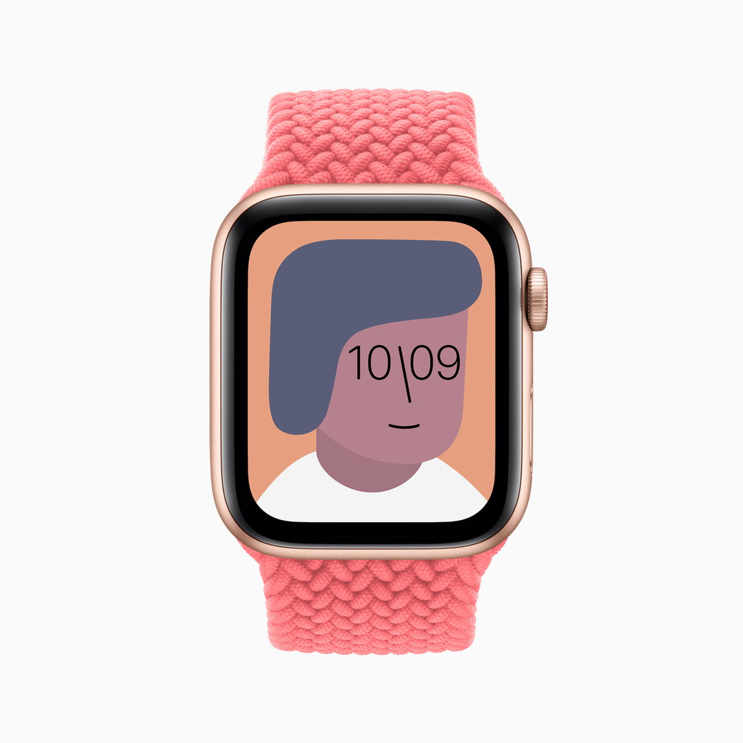 Geoff McFetridge creates a literal Apple watch face, blinking with each minute
