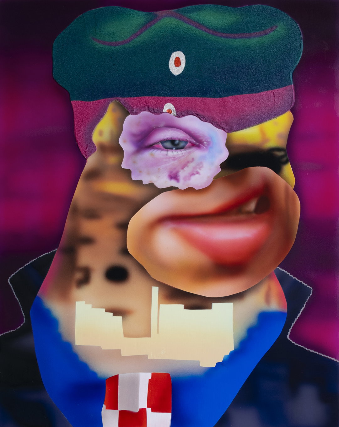 ChristopherRegner-Artist as Avatar as Target (After Otto Dix), 20_ x 16_, 2020-Art-itsnicethat.jpg