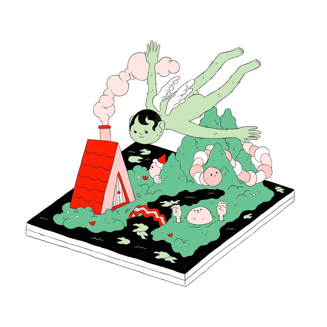 AudreyMalo_Angel_floating_over_flat_world_2021.png