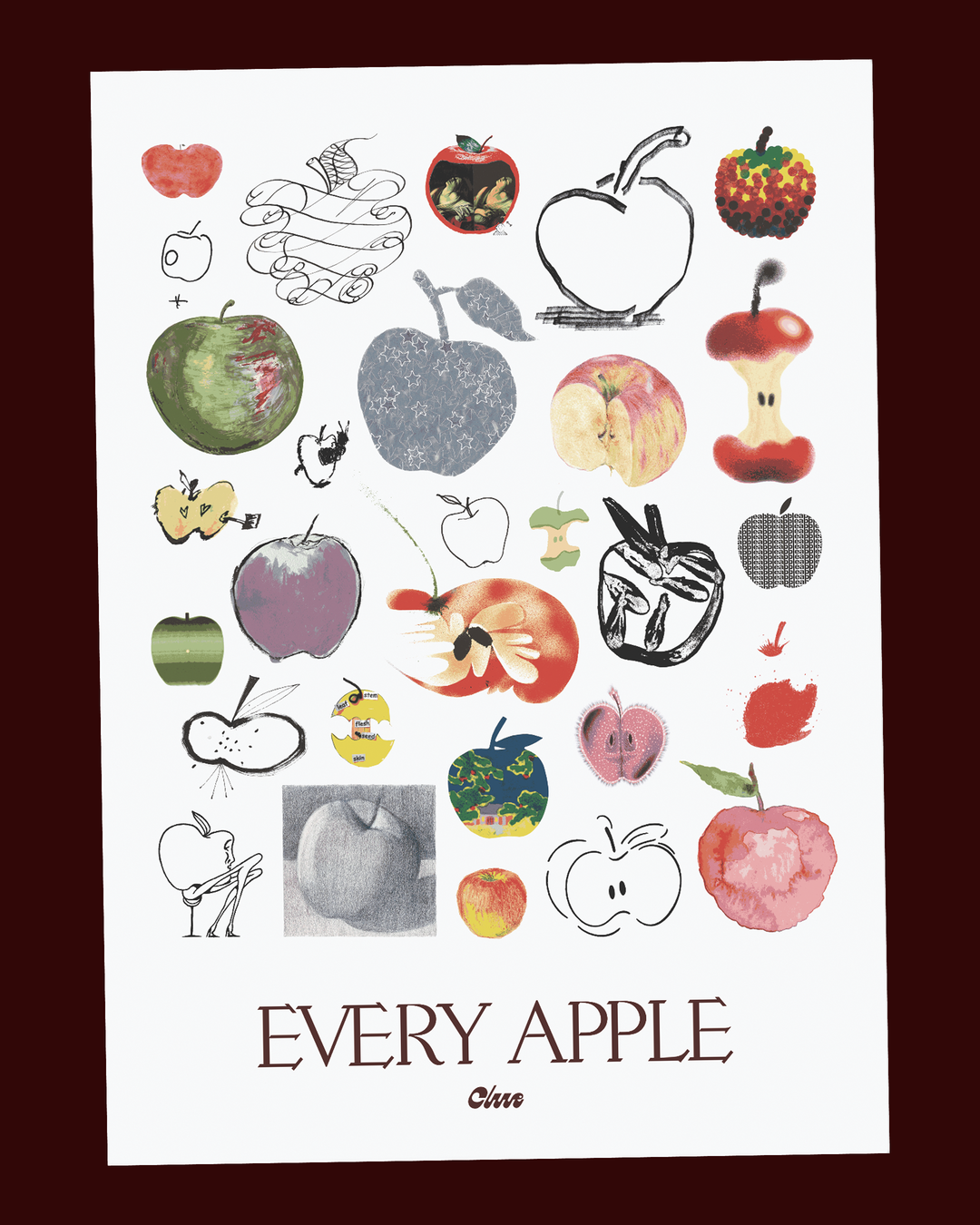 Keeping the doctor away! Clue perfumery asks 29 artists to draw an apple