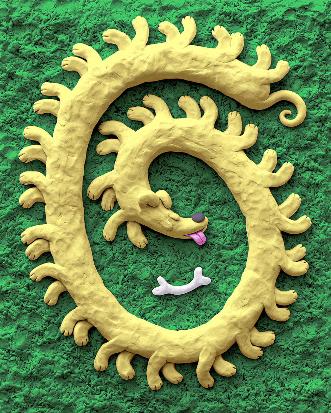 Madeleine LeBrun’s uncanny clay illustrations are inspired by insects, folk art and 90s kids TV