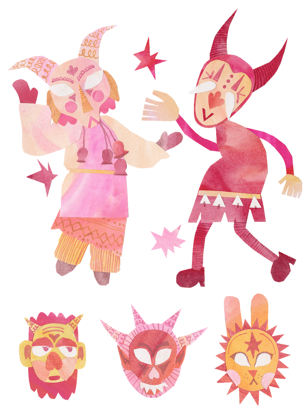 Characters, Aster Sakalauskaite. Arts University Bournemouth, BA Illustration..png